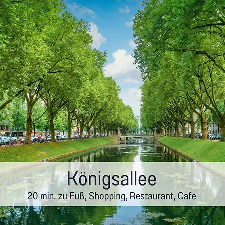 Appartement Fewokoko-privat Zentral Lorettoviertel Rheinufer Altstadt Messe Landtag Koenigsallee *