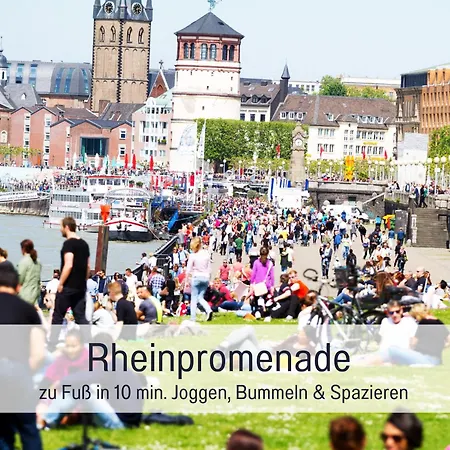 Fewokoko-privat Zentral Lorettoviertel Rheinufer Altstadt Messe Landtag Koenigsallee Appartement Düsseldorf