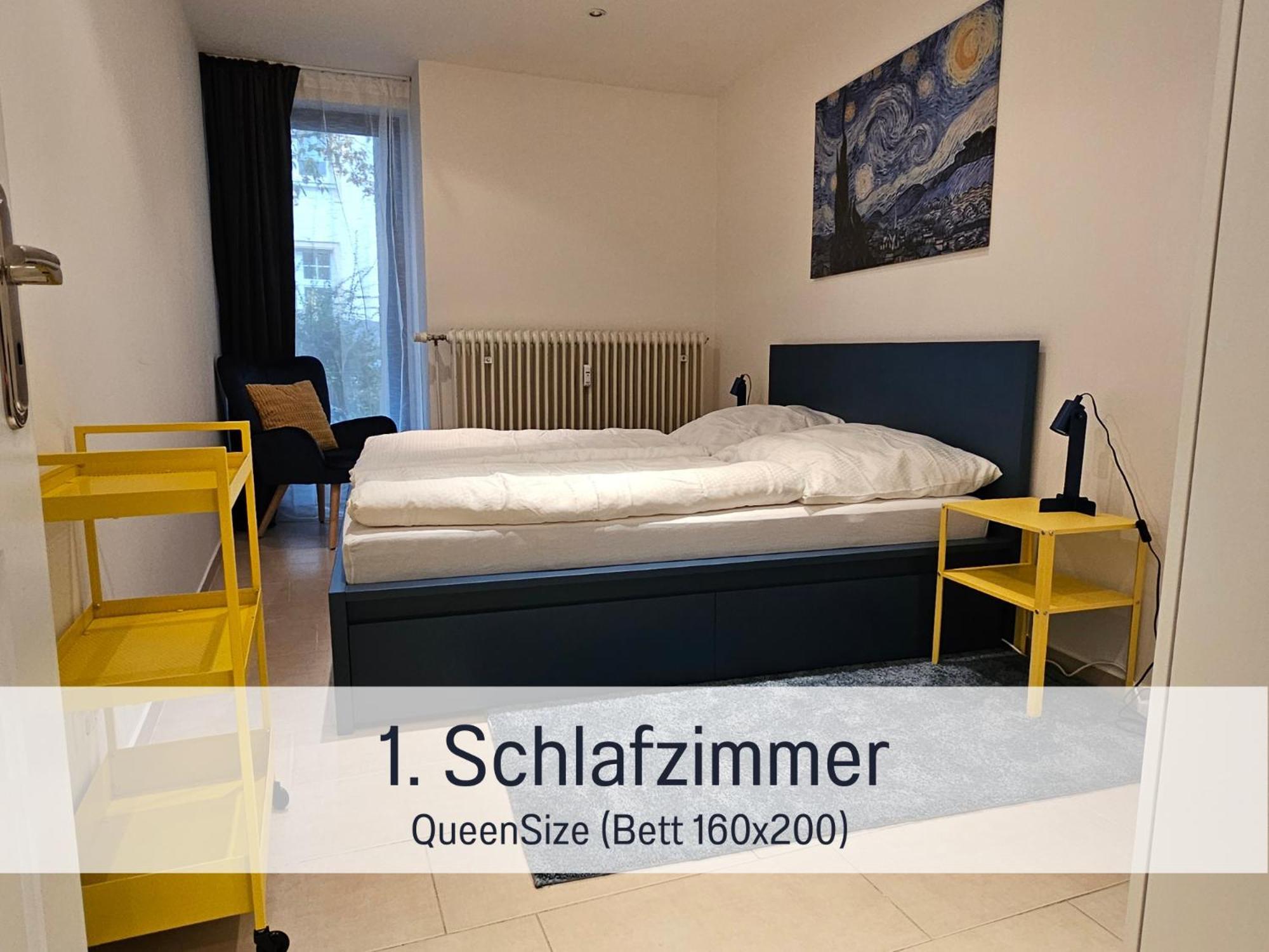 Apartment Fewokoko-privat Zentral Lorettoviertel Rheinufer Altstadt Messe Landtag Koenigsallee *